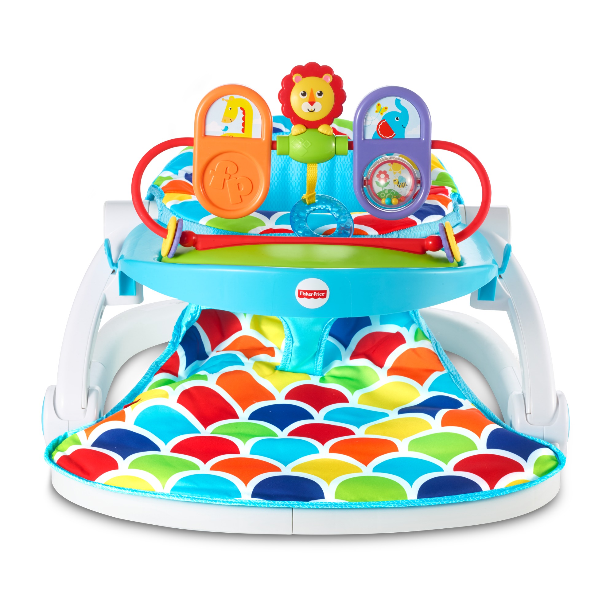 Fisher Price Deluxe Sit Me Up Floor Seat w/Toy Tray GBL20